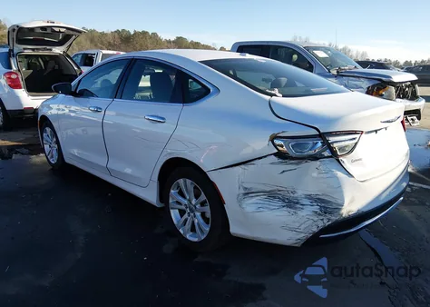 2015 Chrysler 200 Limited from USA, damaged, VIN 1C3CCCAB1FN684272